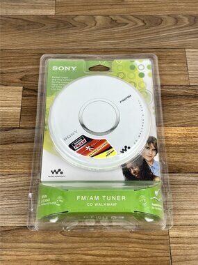 Sony D-FJ041 Walkman Portable CD Player AM/FM Tuner White Factory Sealed